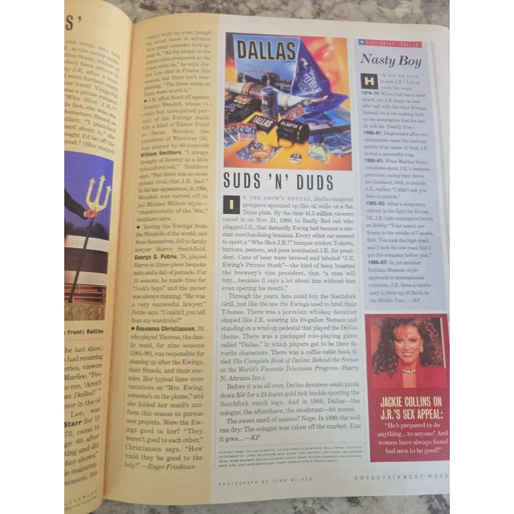 Entertainment Weekly Magazine May 3 1991 No. 64 Ellen Barkin Dallas‎ Last Hurrah